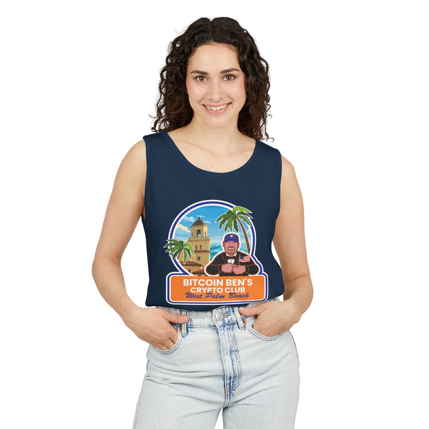 BBCC West Palm Beach Club Unisex Garment-Dyed Tank Top