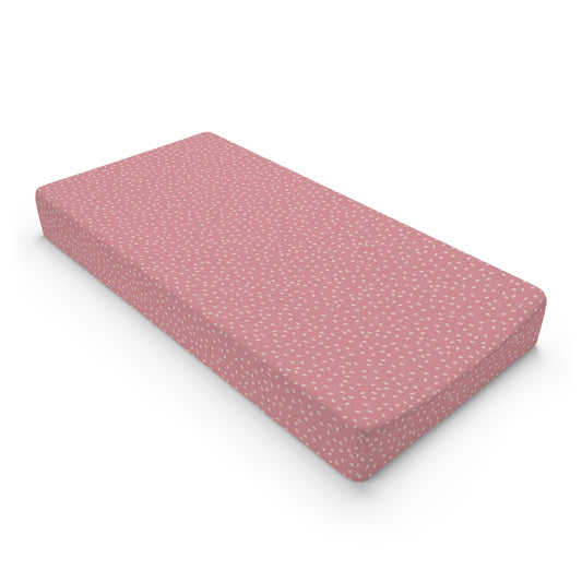 Blush Whisps of Blooms Baby Changing Pad Cover