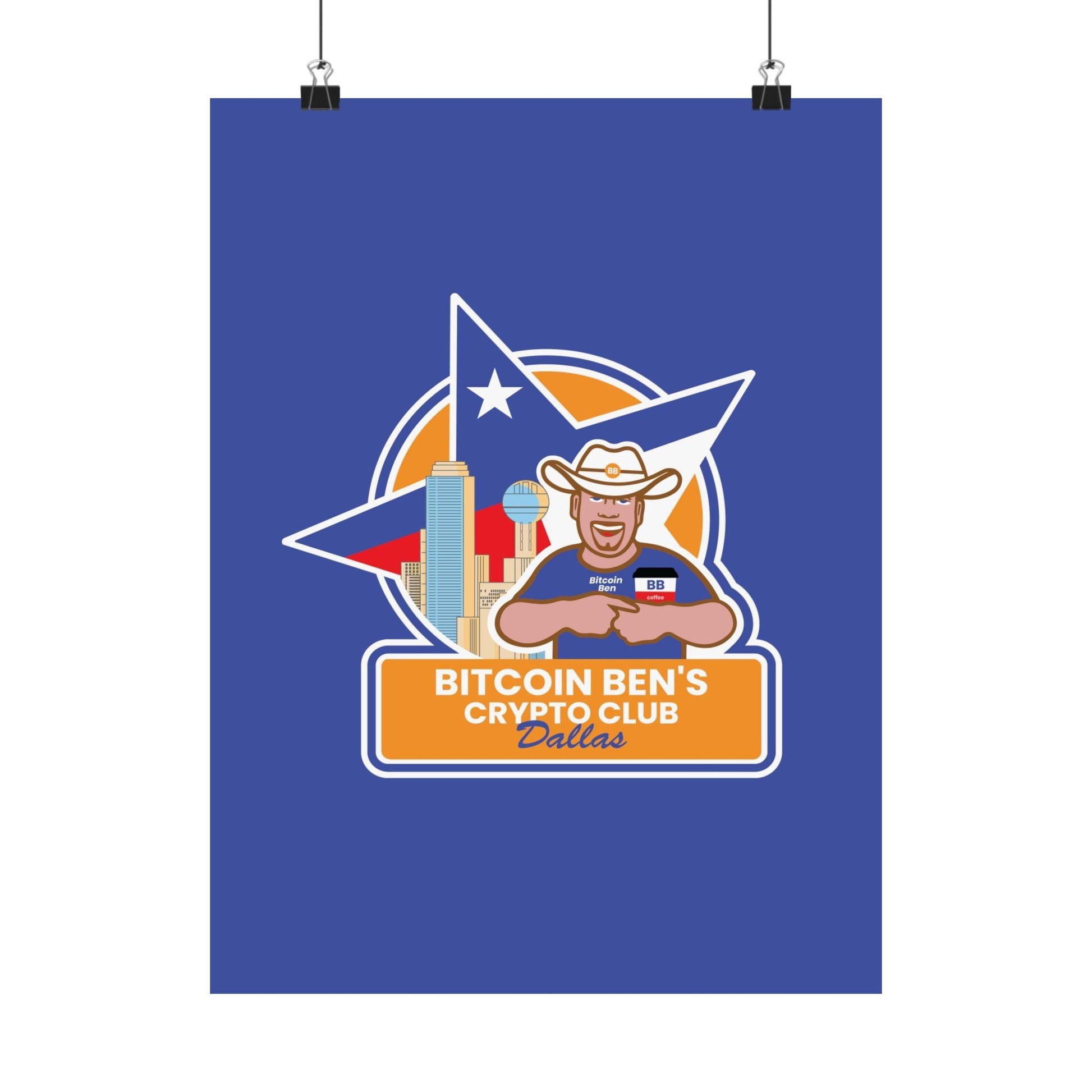 BBCC Dallas Matte Vertical Posters - Miniaday Designs, LLC.