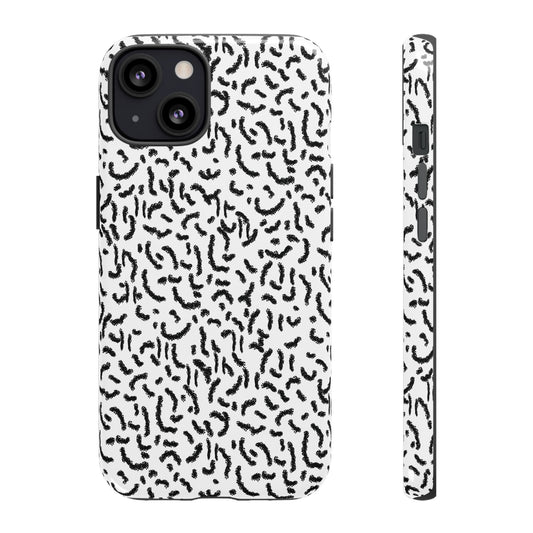 Animal Print Black Tough Cases