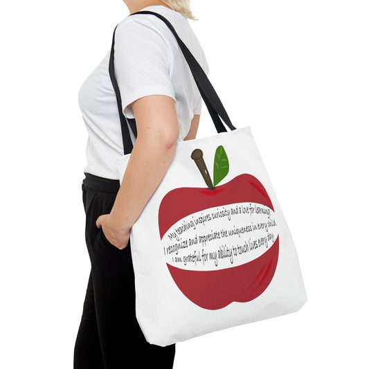 Miniaday Designs Tote Bag for Elementary School Teachers Unisex White - Miniaday Designs, LLC.