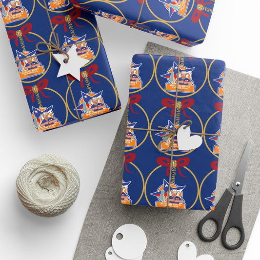 BBCC Dallas Christmas Wrapping Papers - Miniaday Designs, LLC.