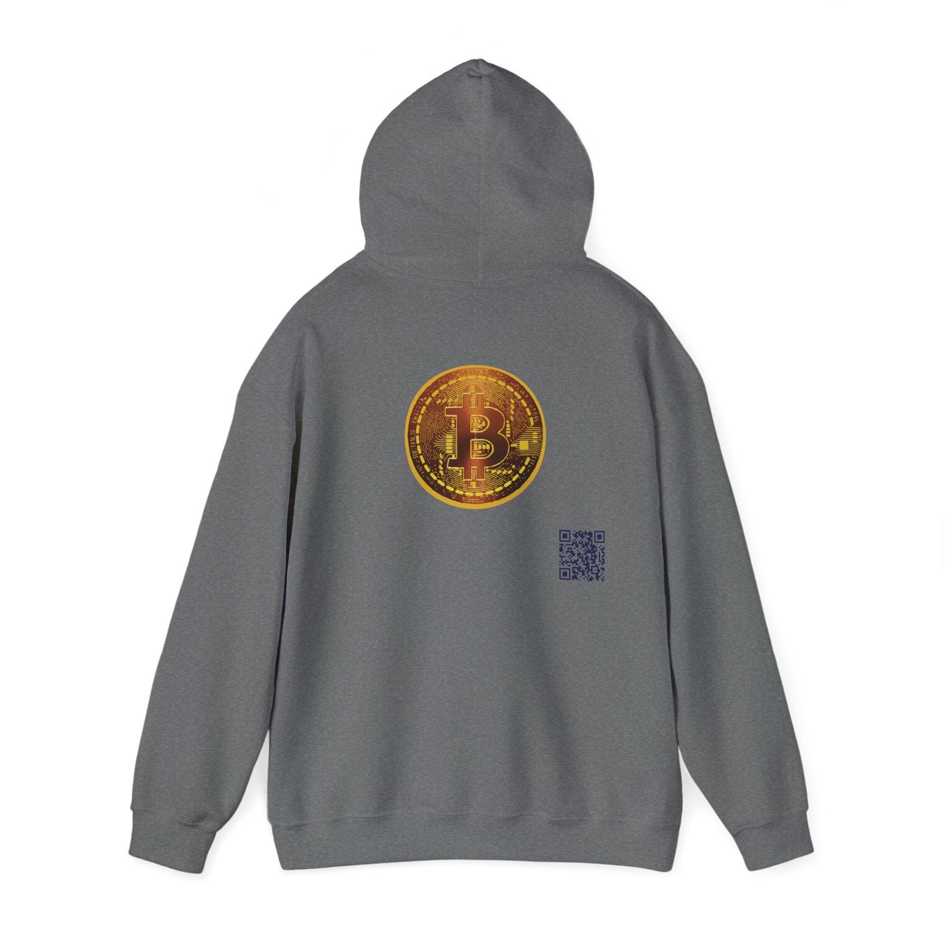 All I Want For Chirstmas is Bitcoin Trees Unisex Heavy Blend™ Hooded Sweatshirt - Miniaday Designs, LLC.