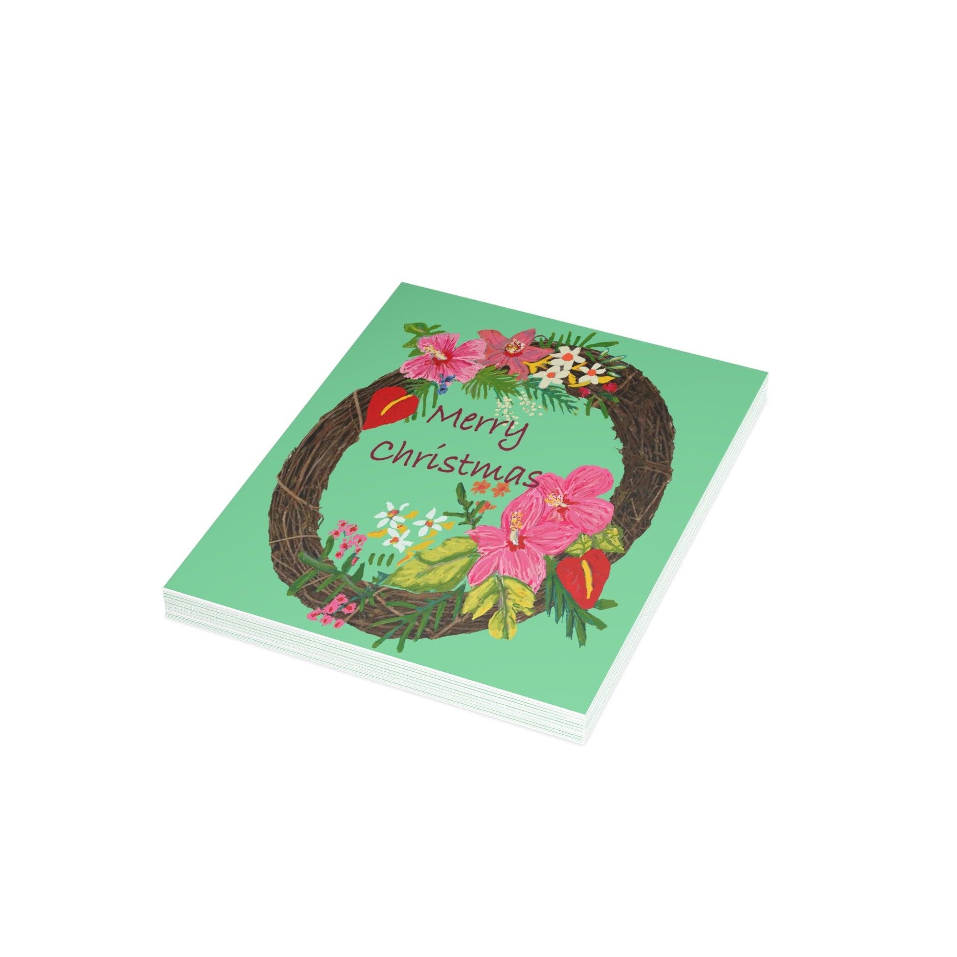 Miniaday Designs Tropical Christmas Postcard Bundles (envelopes included) - Miniaday Designs, LLC.