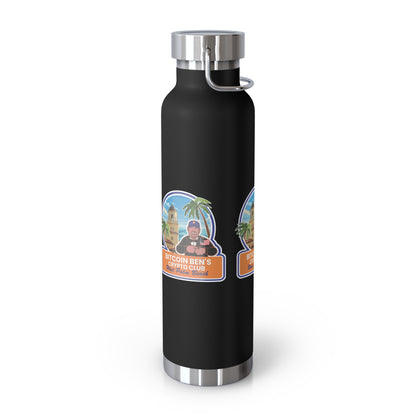 BBCC West Palm Beach Club Copper Vacuum Insulated Bottle, 22oz