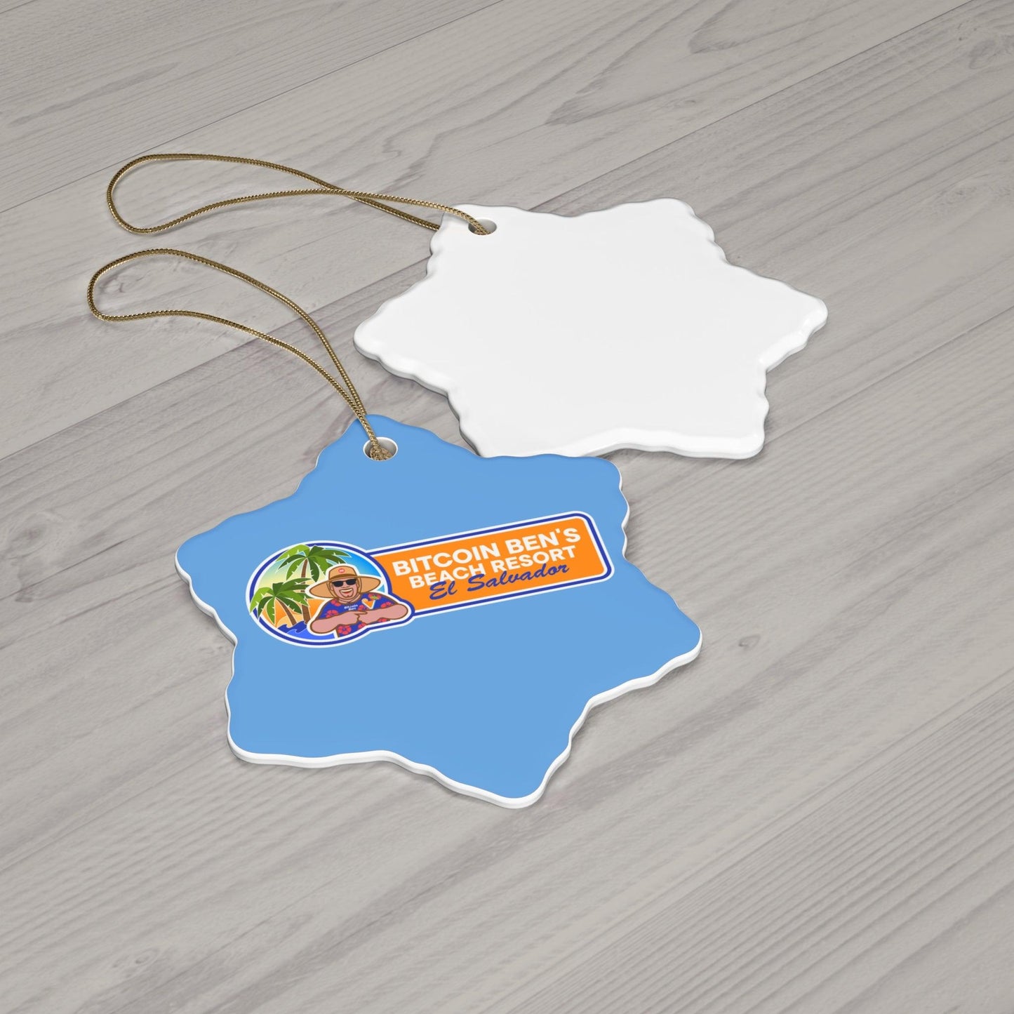 BBCC El Salvador Ceramic Ornament (1 Ornament) - Miniaday Designs, LLC.