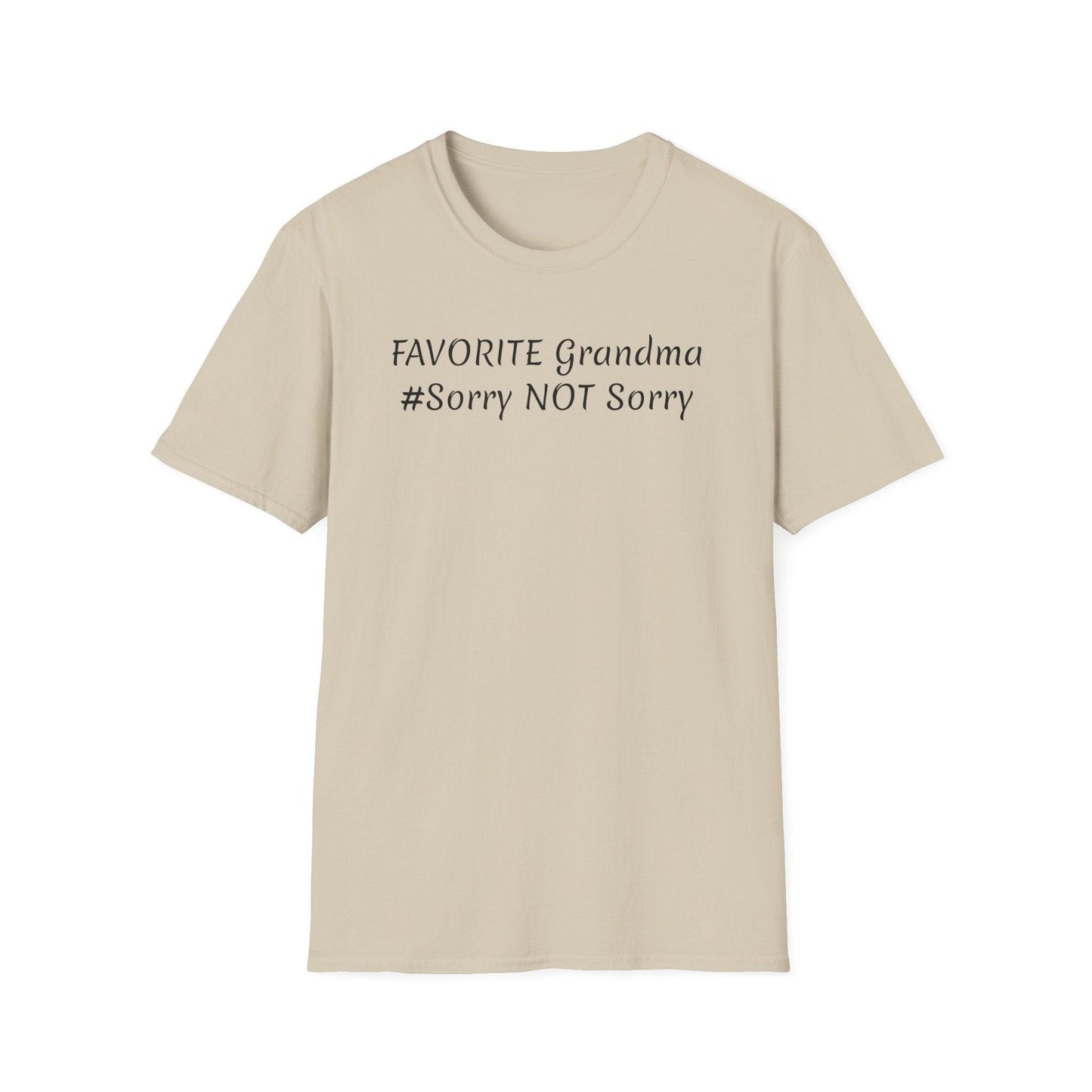 FAVORITE GRANDMA Unisex Softstyle T-Shirt - Miniaday Designs, LLC.