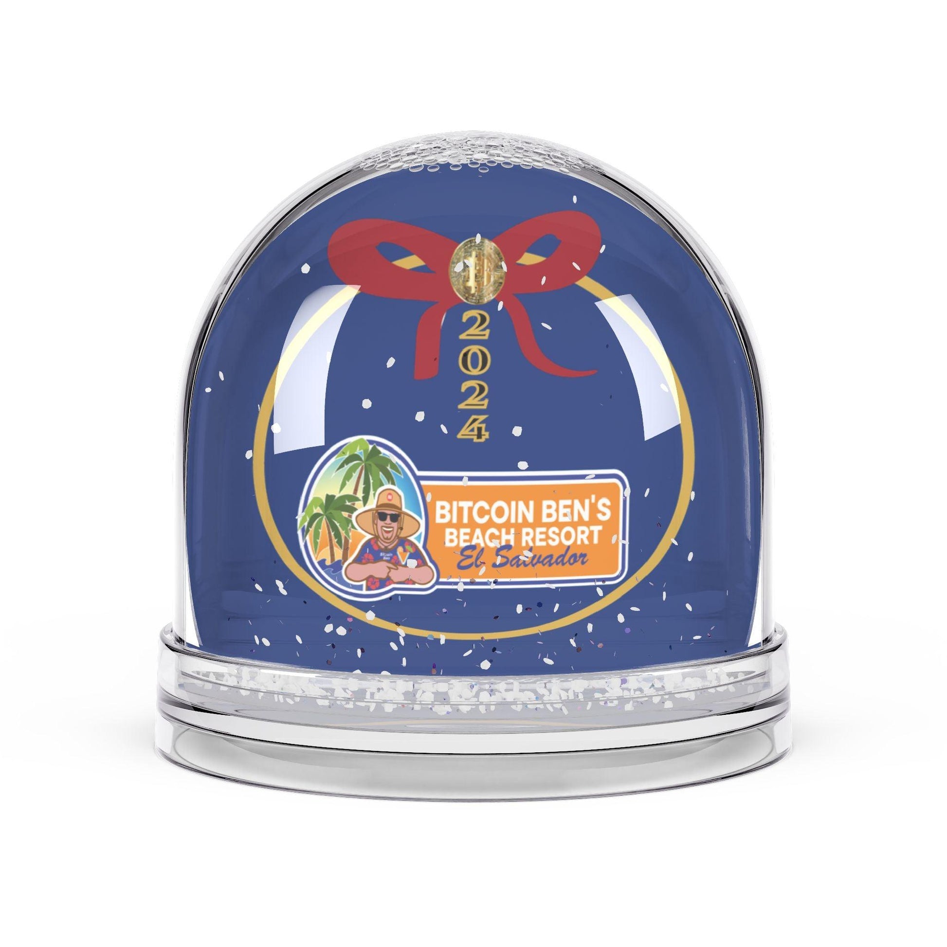 BBCC El Salvador Snow Globe - Miniaday Designs, LLC.