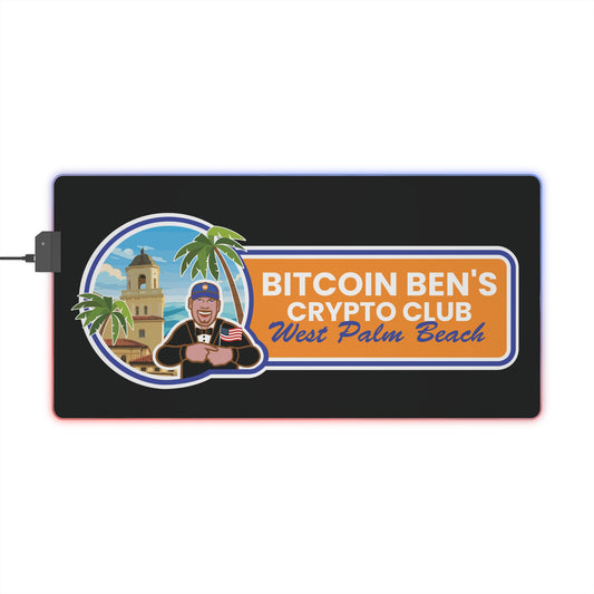 BBCC West Palm Beach Club LED Gaming Mouse Pad