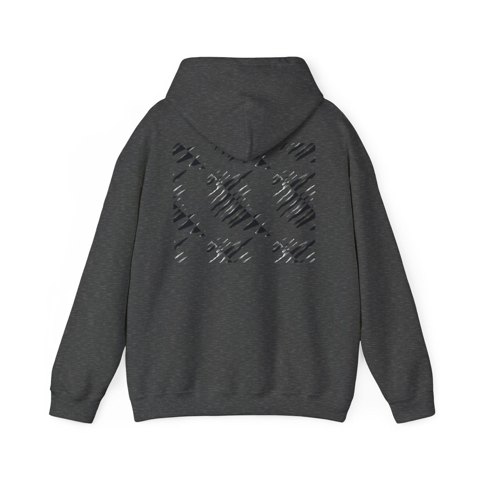 Ryan's Black and Grey Unisex Heavy Blend™ Hooded Sweatshirt - Miniaday Designs, LLC.