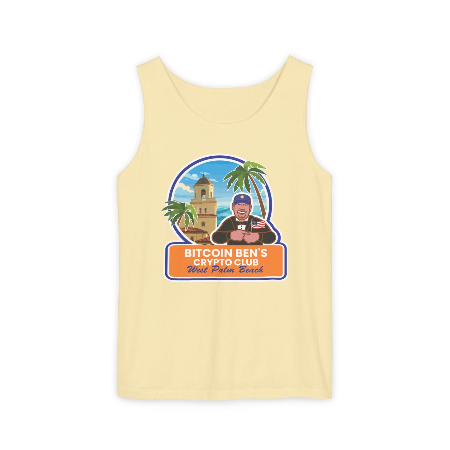 BBCC West Palm Beach Club Unisex Garment-Dyed Tank Top