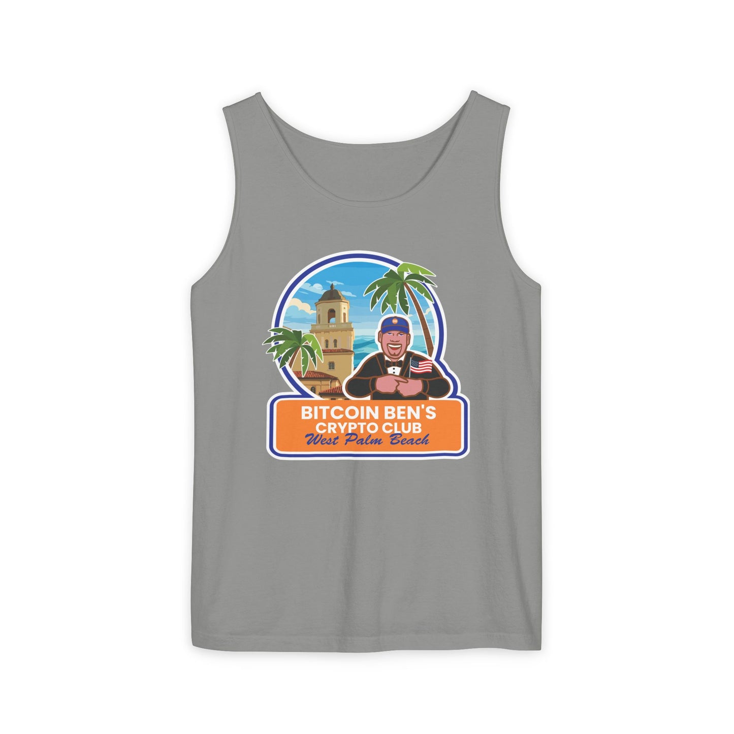 BBCC West Palm Beach Club Unisex Garment-Dyed Tank Top