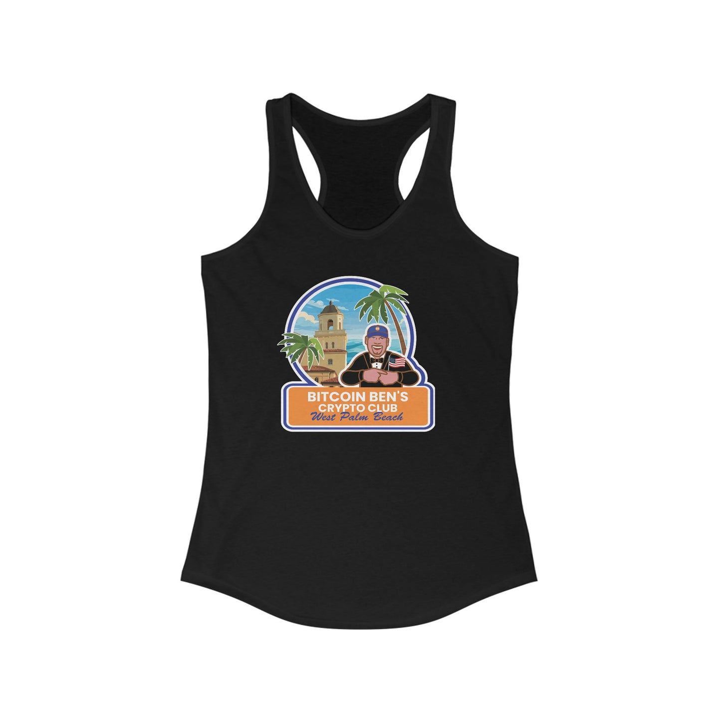 BBCC West Palm Beach Club Women's Ideal Racerback Tank