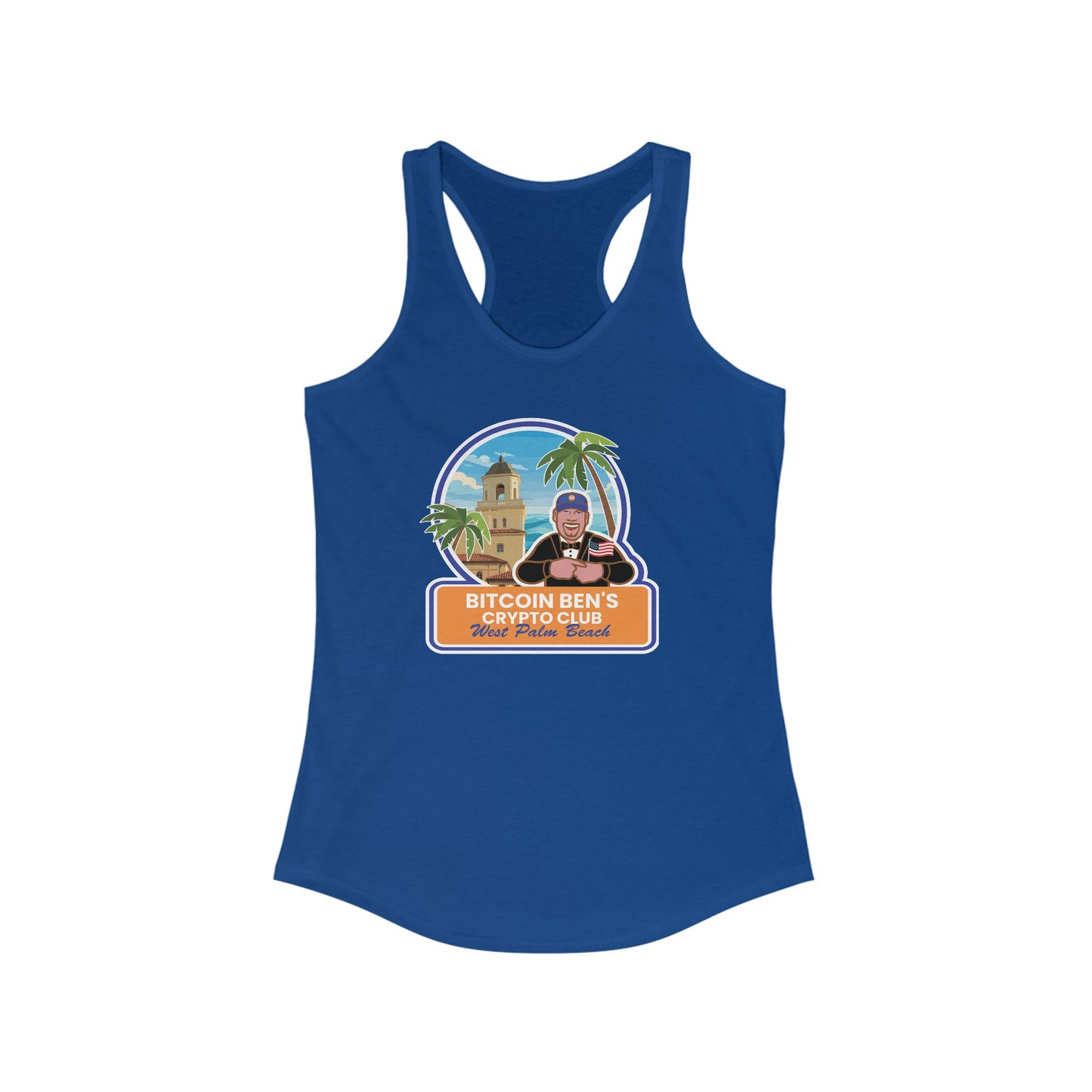BBCC West Palm Beach Club Women's Ideal Racerback Tank