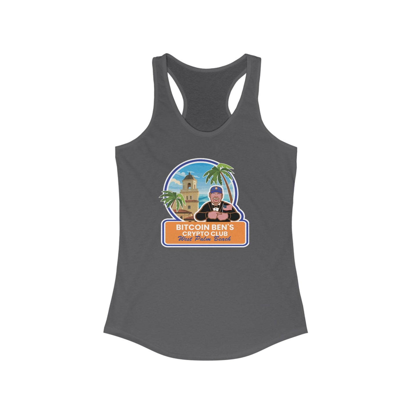 BBCC West Palm Beach Club Women's Ideal Racerback Tank