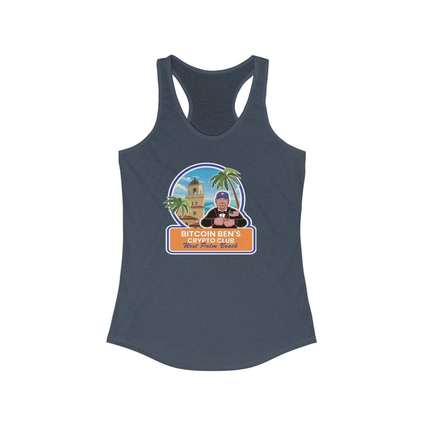 BBCC West Palm Beach Club Women's Ideal Racerback Tank