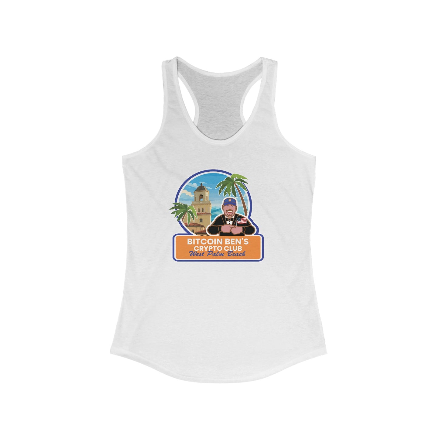 BBCC West Palm Beach Club Women's Ideal Racerback Tank