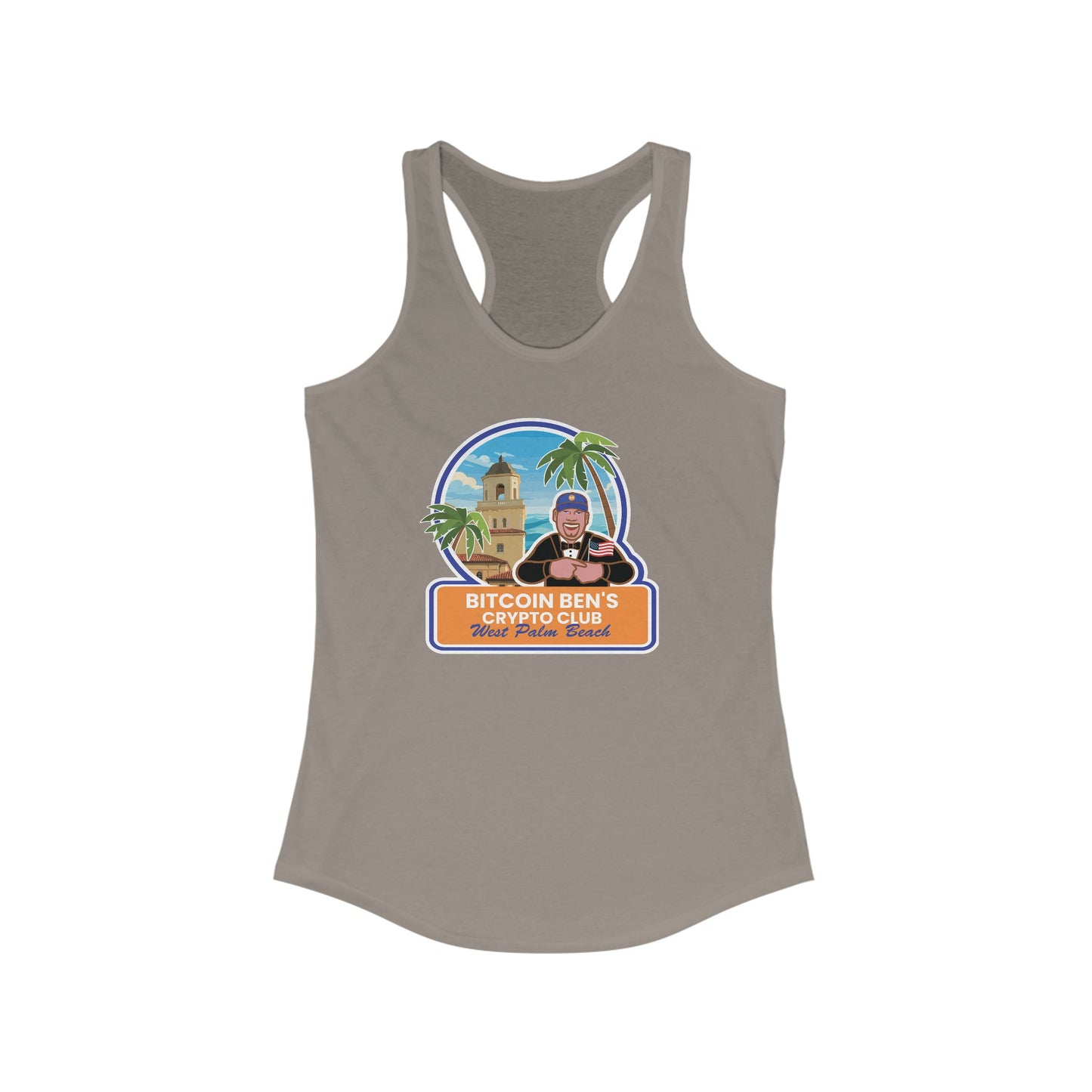 BBCC West Palm Beach Club Women's Ideal Racerback Tank