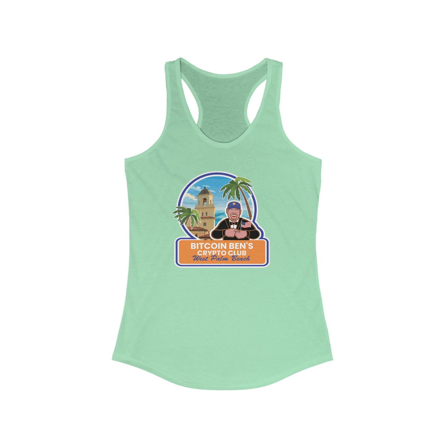 BBCC West Palm Beach Club Women's Ideal Racerback Tank