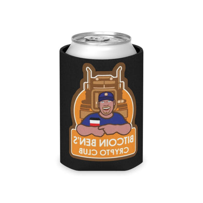 Bitcoin Ben Crypto Club Can Cooler - Miniaday Designs, LLC.