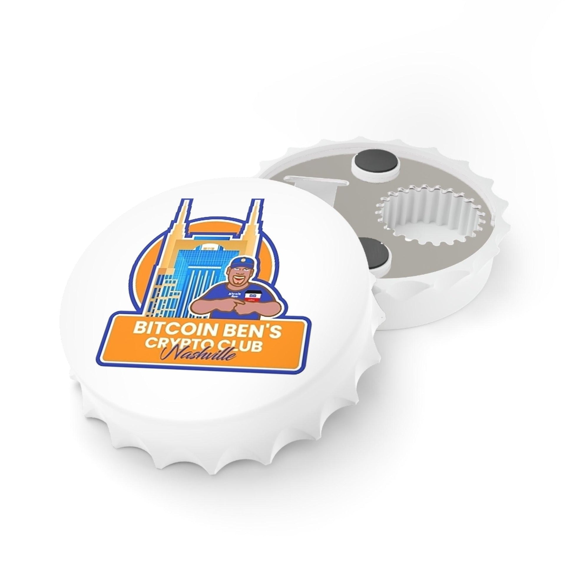Bitcoin Ben Nashville Bottle Opener - Miniaday Designs, LLC.