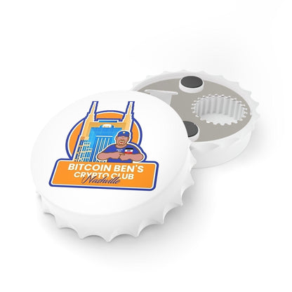 Bitcoin Ben Nashville Bottle Opener - Miniaday Designs, LLC.