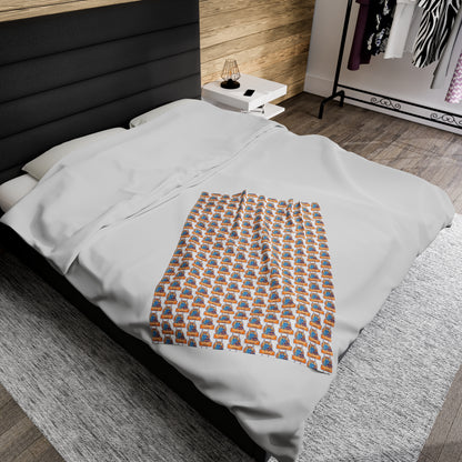 Bitcoin Ben Nashville Club Velveteen Plush Blanket