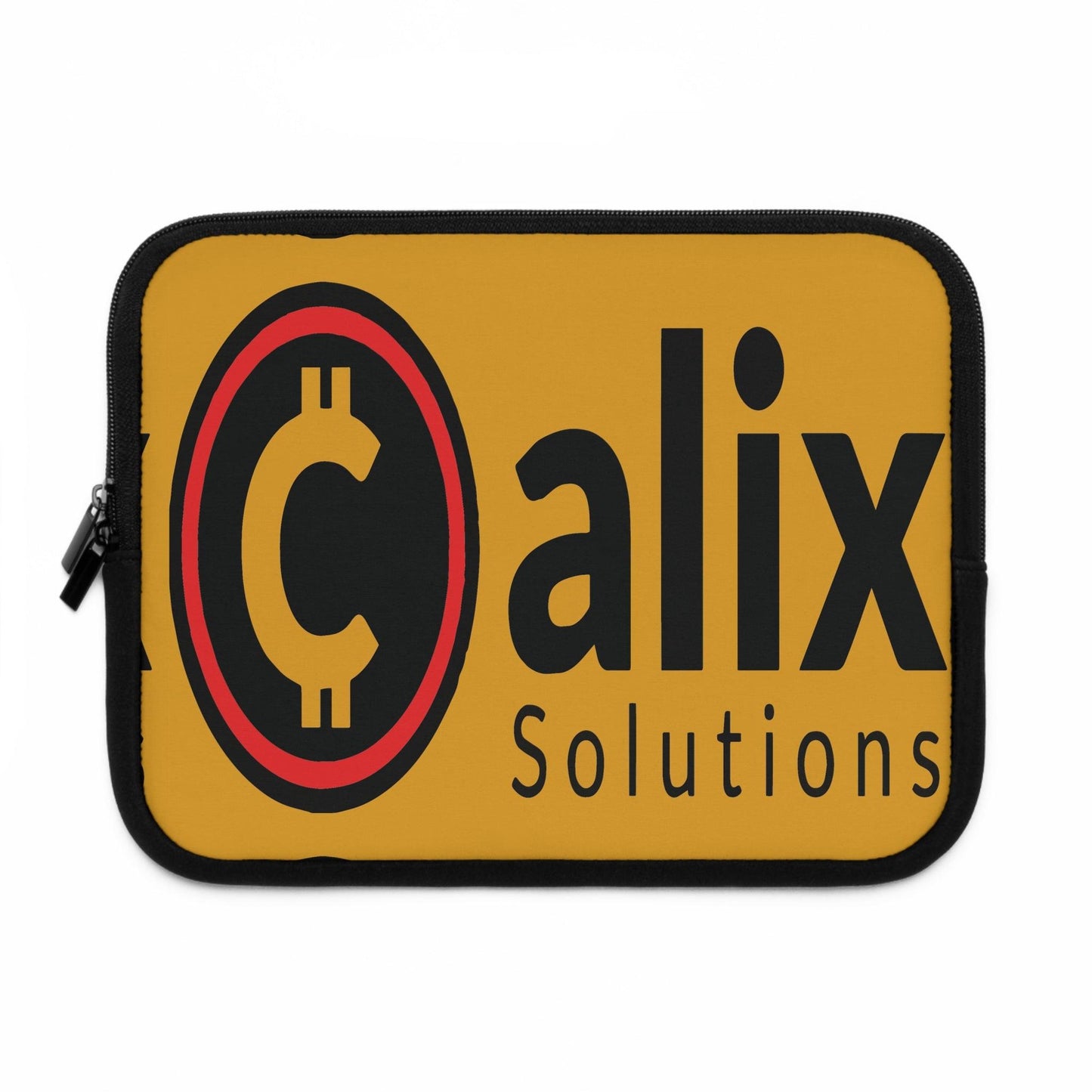 Miniaday Designs Calix Solutions Gold Laptop Sleeve - Miniaday Designs, LLC.