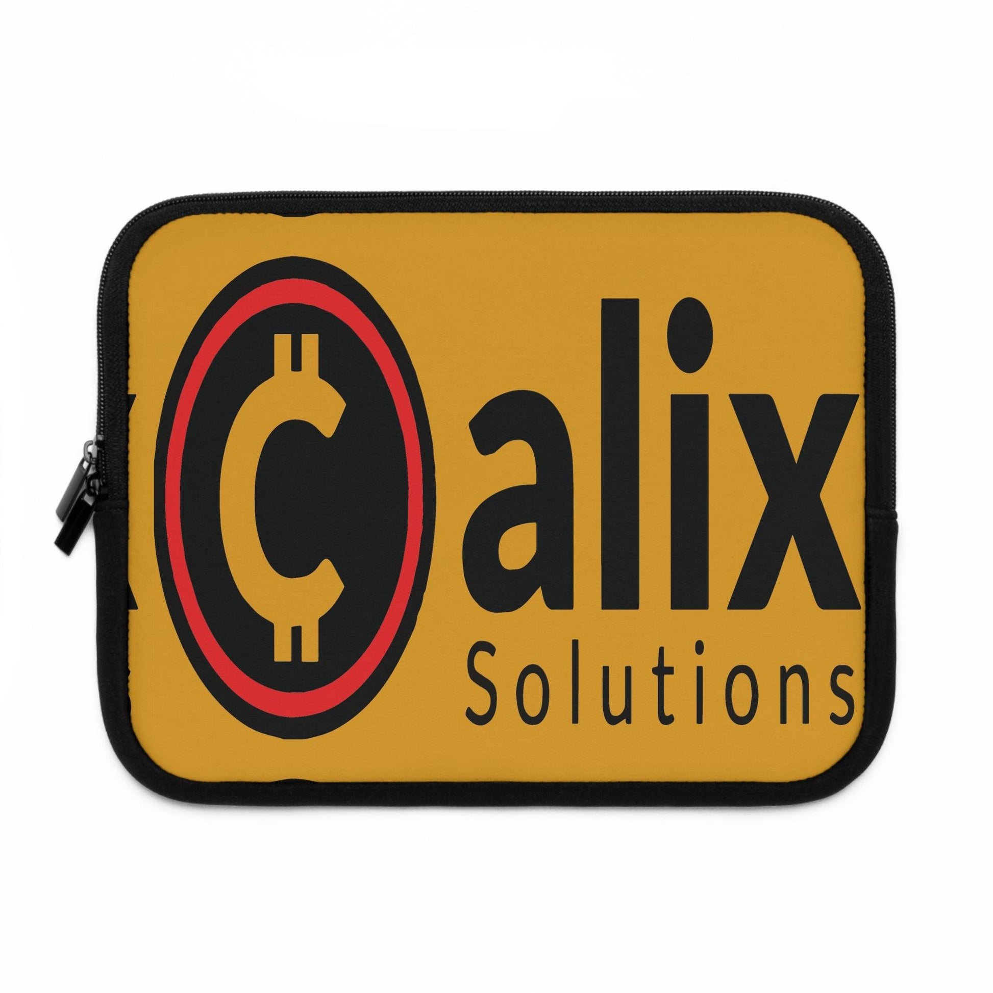 Miniaday Designs Calix Solutions Gold Laptop Sleeve - Miniaday Designs, LLC.
