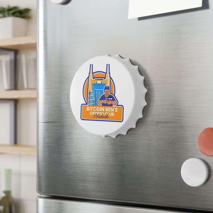 Bitcoin Ben Nashville Bottle Opener - Miniaday Designs, LLC.