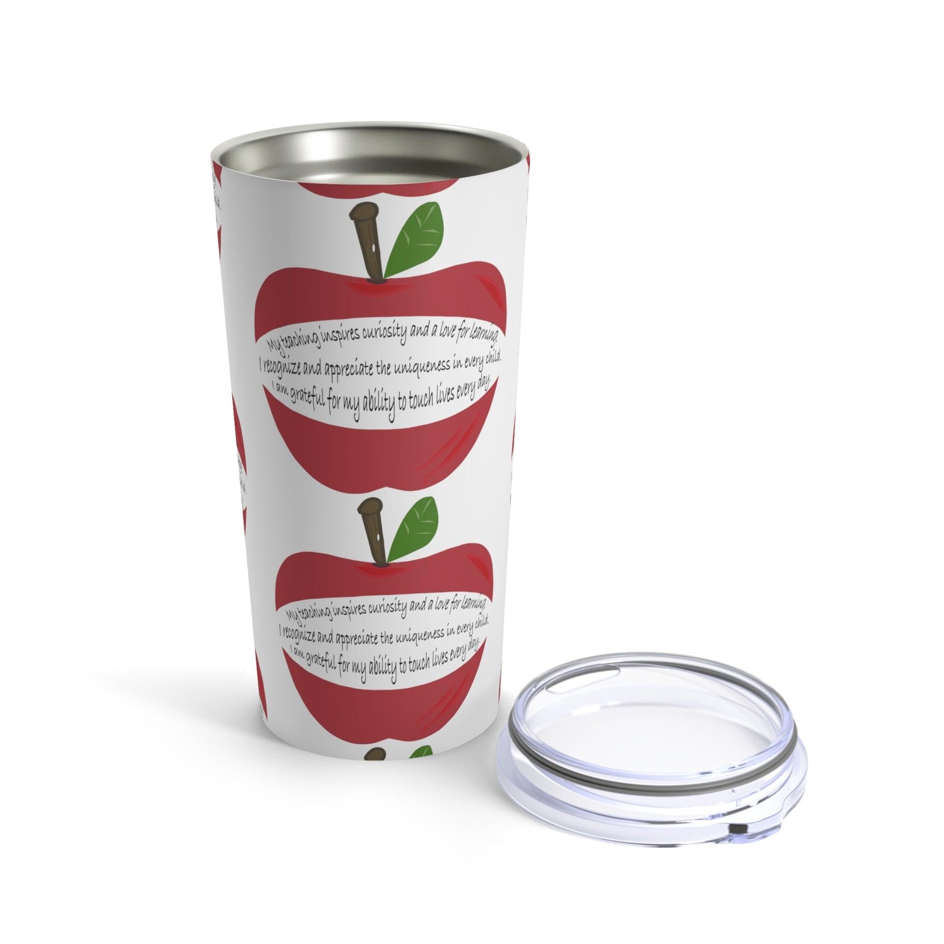 Miniaday Designs Tumbler 20oz for Elementary School Teachers Unisex White - Miniaday Designs, LLC.