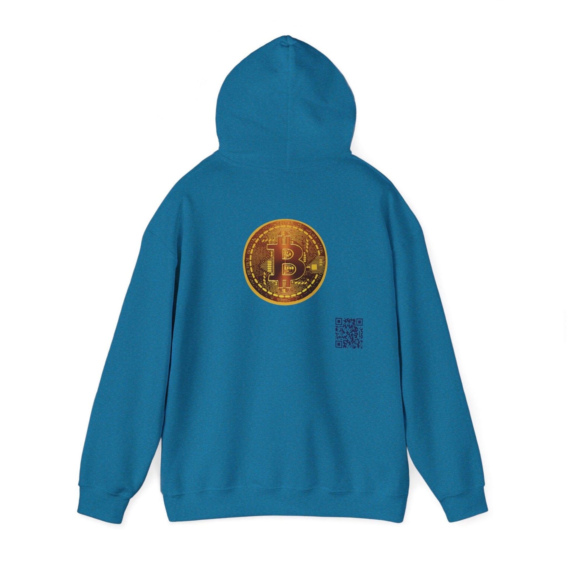 All I Want For Chirstmas is Bitcoin Trees Unisex Heavy Blend™ Hooded Sweatshirt - Miniaday Designs, LLC.
