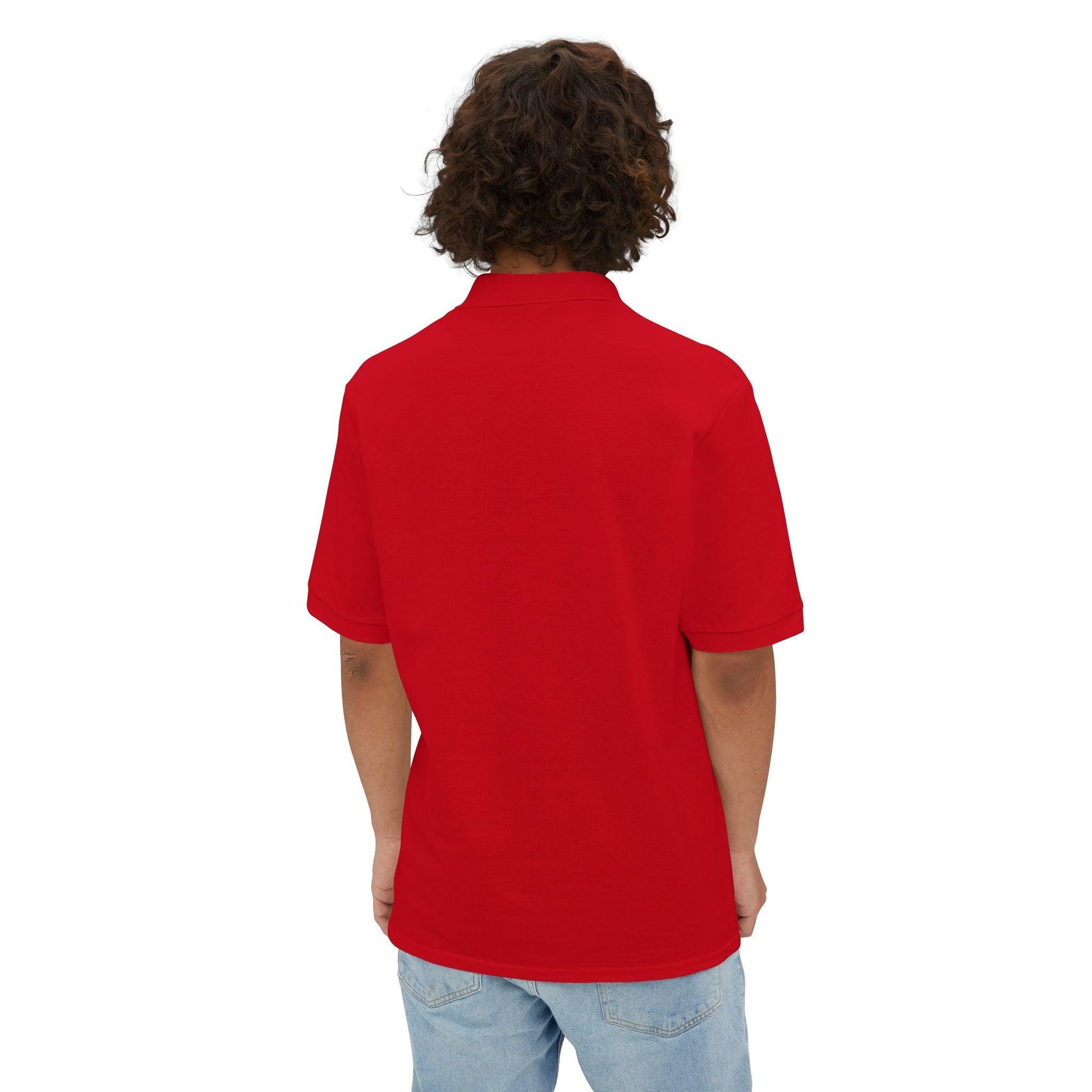 Sage Brush Arms Men's Piqué Polo - Miniaday Designs, LLC.
