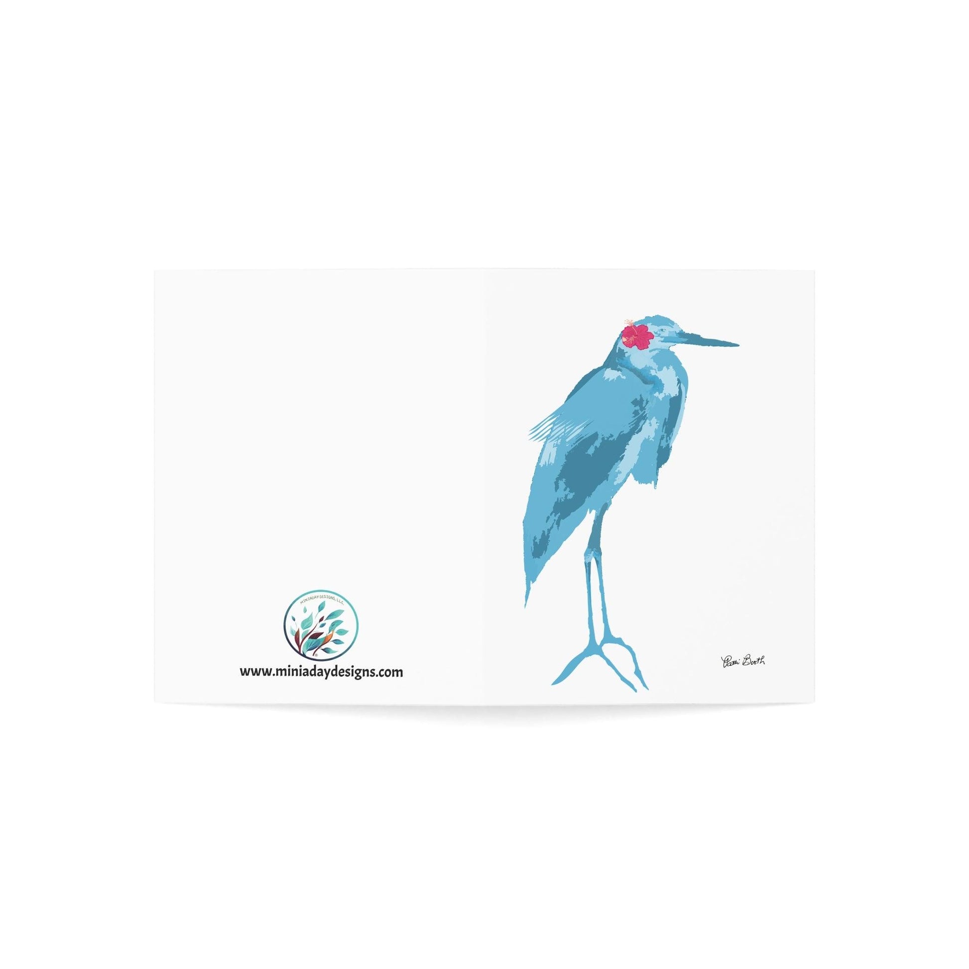 Miniaday Designs Sandcrane Greeting Cards (1, 10, 30, and 50pcs) - Miniaday Designs, LLC.