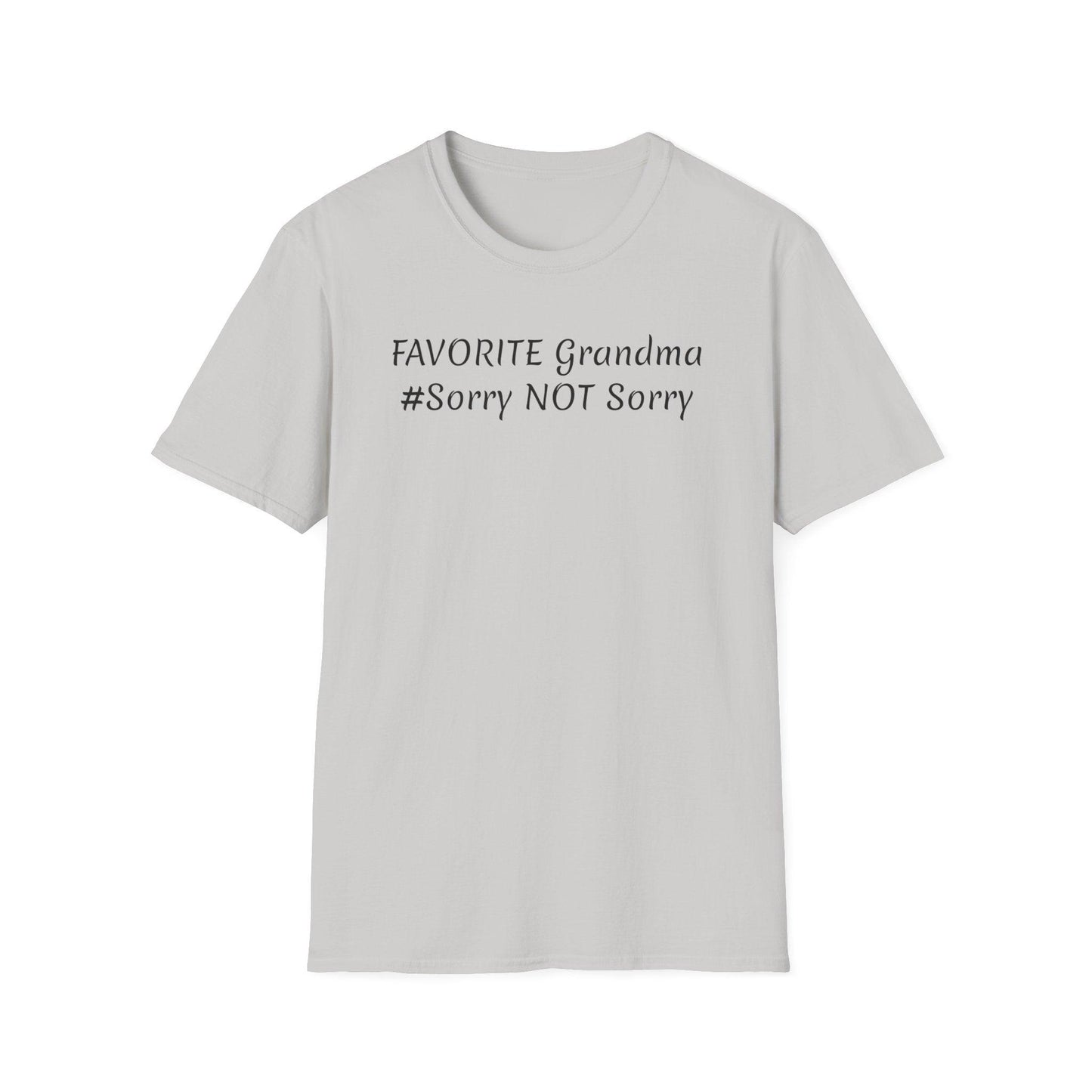 FAVORITE GRANDMA Unisex Softstyle T-Shirt - Miniaday Designs, LLC.