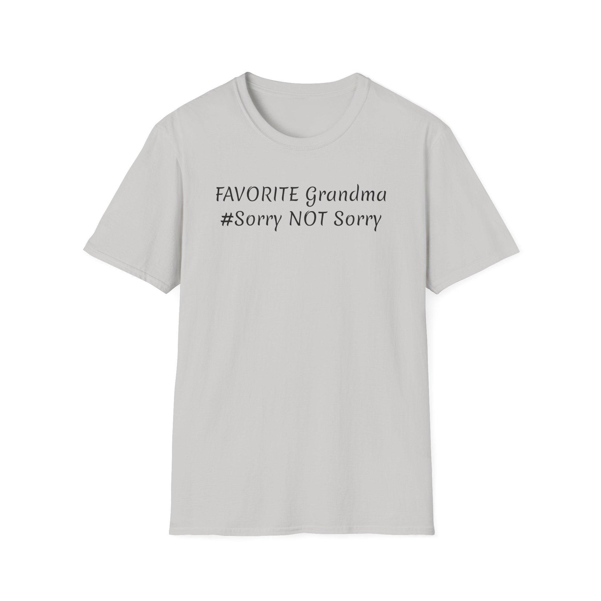 FAVORITE GRANDMA Unisex Softstyle T-Shirt - Miniaday Designs, LLC.