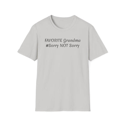 FAVORITE GRANDMA Unisex Softstyle T-Shirt - Miniaday Designs, LLC.