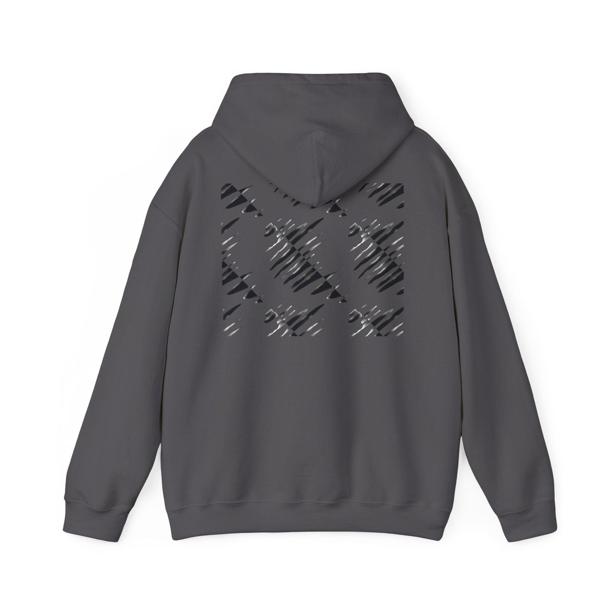 Ryan's Black and Grey Unisex Heavy Blend™ Hooded Sweatshirt - Miniaday Designs, LLC.