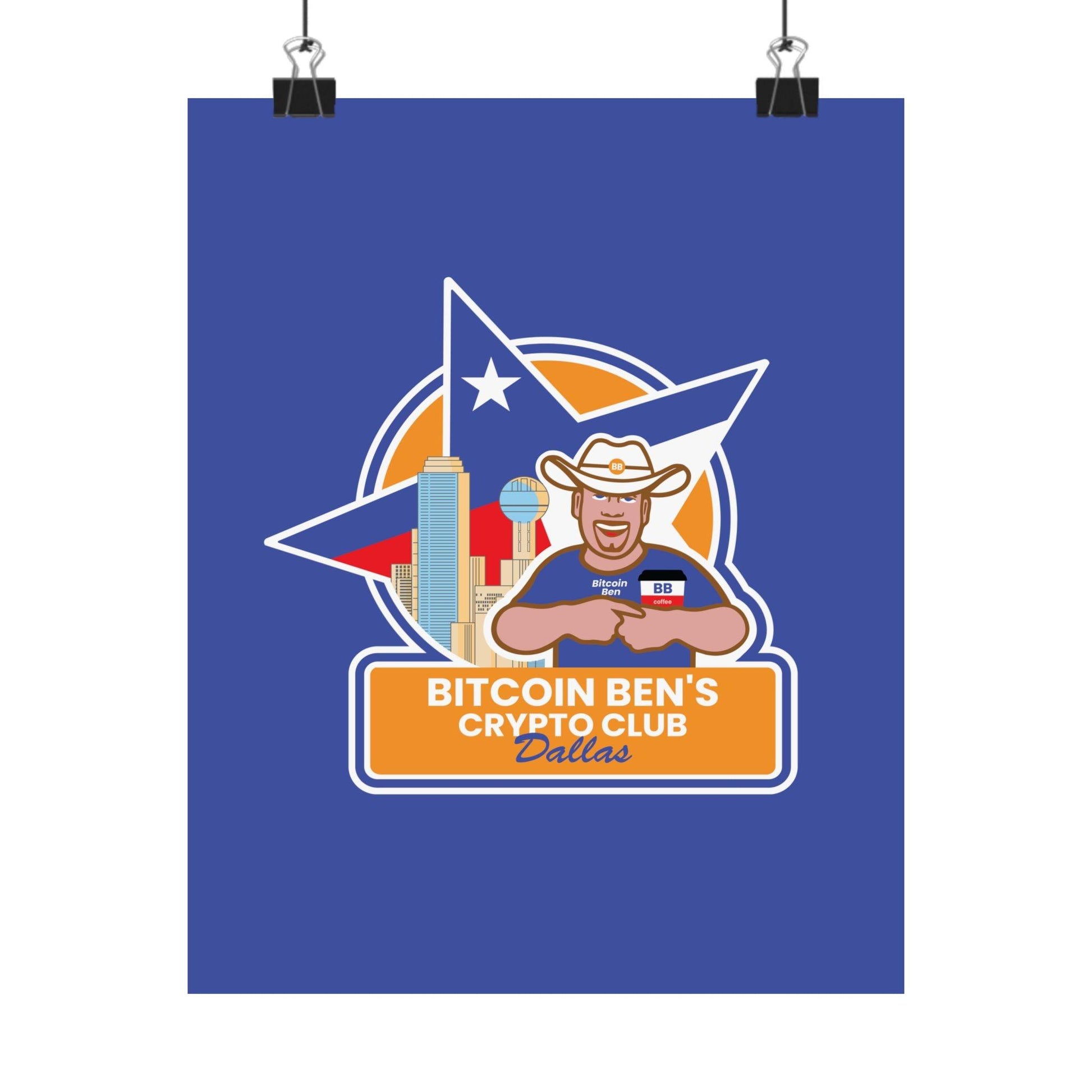 BBCC Dallas Matte Vertical Posters - Miniaday Designs, LLC.