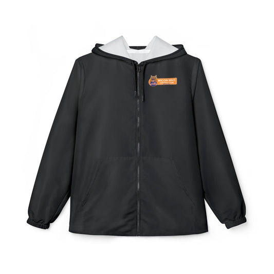 Bitcoin Ben Sarasota Club Windbreaker Jacket (AOP) - Miniaday Designs, LLC.