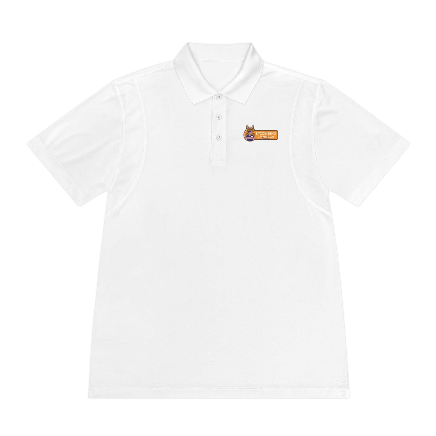 Bitcoin Ben Sarasota Sport Tek TK 650 Men's Sport Polo Shirt - Miniaday Designs, LLC.