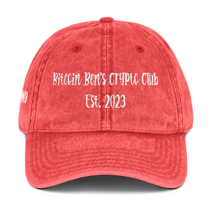 5.36" x 2" Length and Height of Font Bitcoin Ben's Crypto Club EST Haystack  Font VINTAGE (Embroidery)