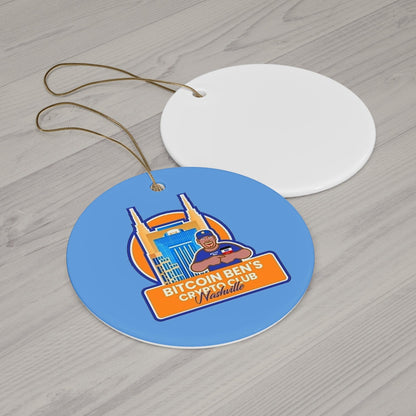 BBCC Nashville Ceramic Ornament (1 Ornament) - Miniaday Designs, LLC.