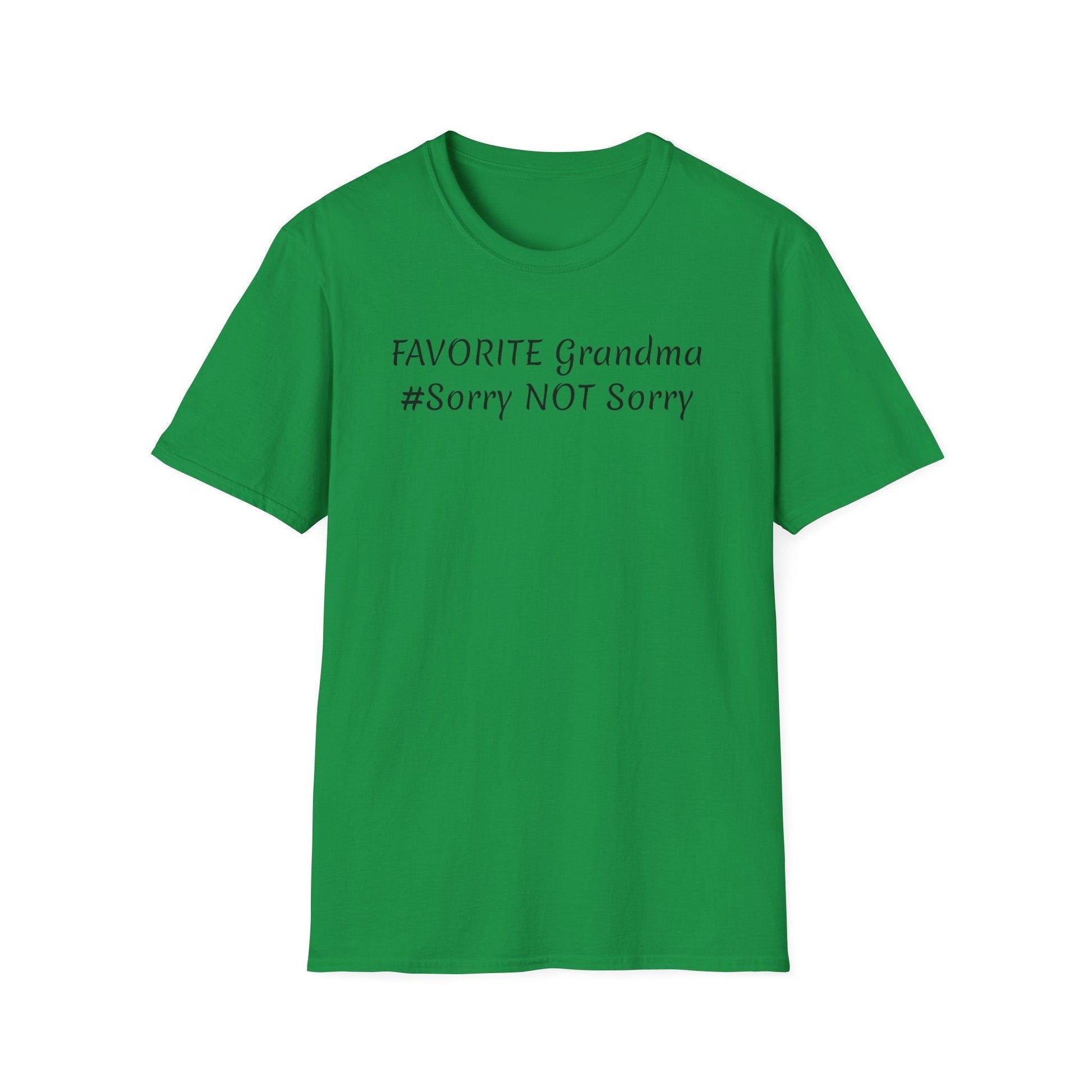 FAVORITE GRANDMA Unisex Softstyle T-Shirt - Miniaday Designs, LLC.