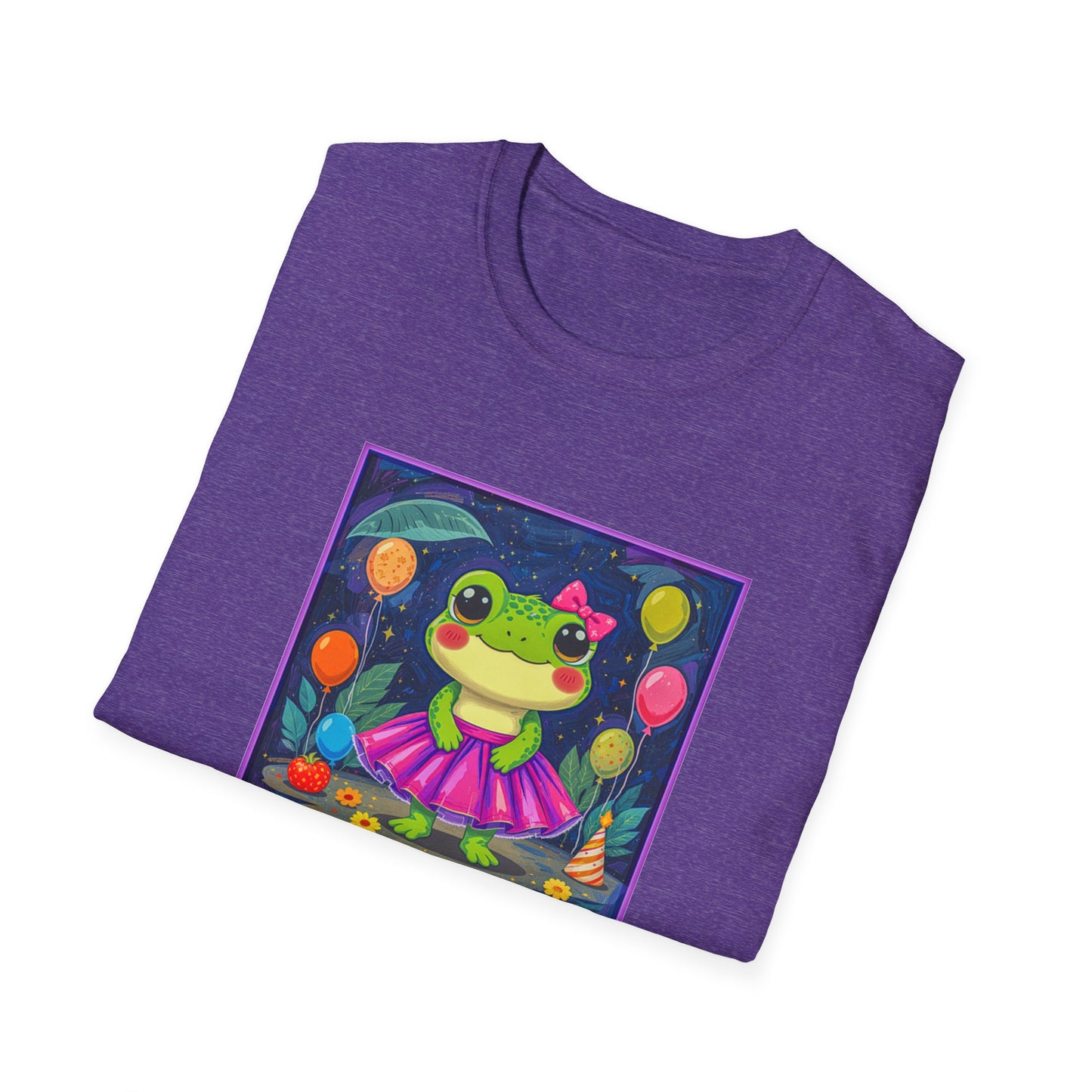 Happy Birthday Froggy Unisex Softstyle T-Shirt