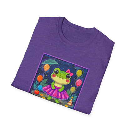 Happy Birthday Froggy Unisex Softstyle T-Shirt