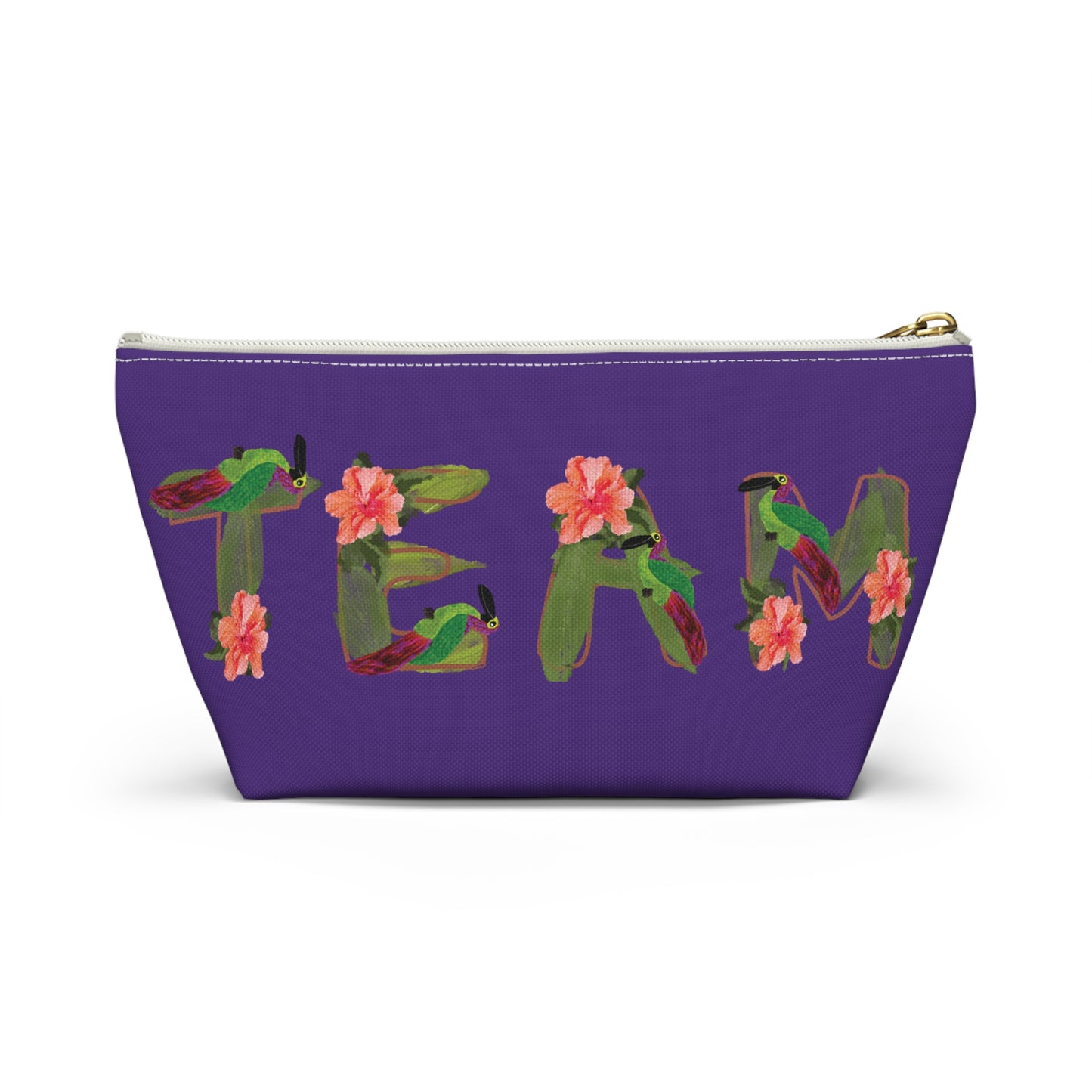 Team Toucan Designer Accessory Pouch w T-bottom