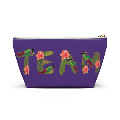 Team Toucan Designer Accessory Pouch w T-bottom