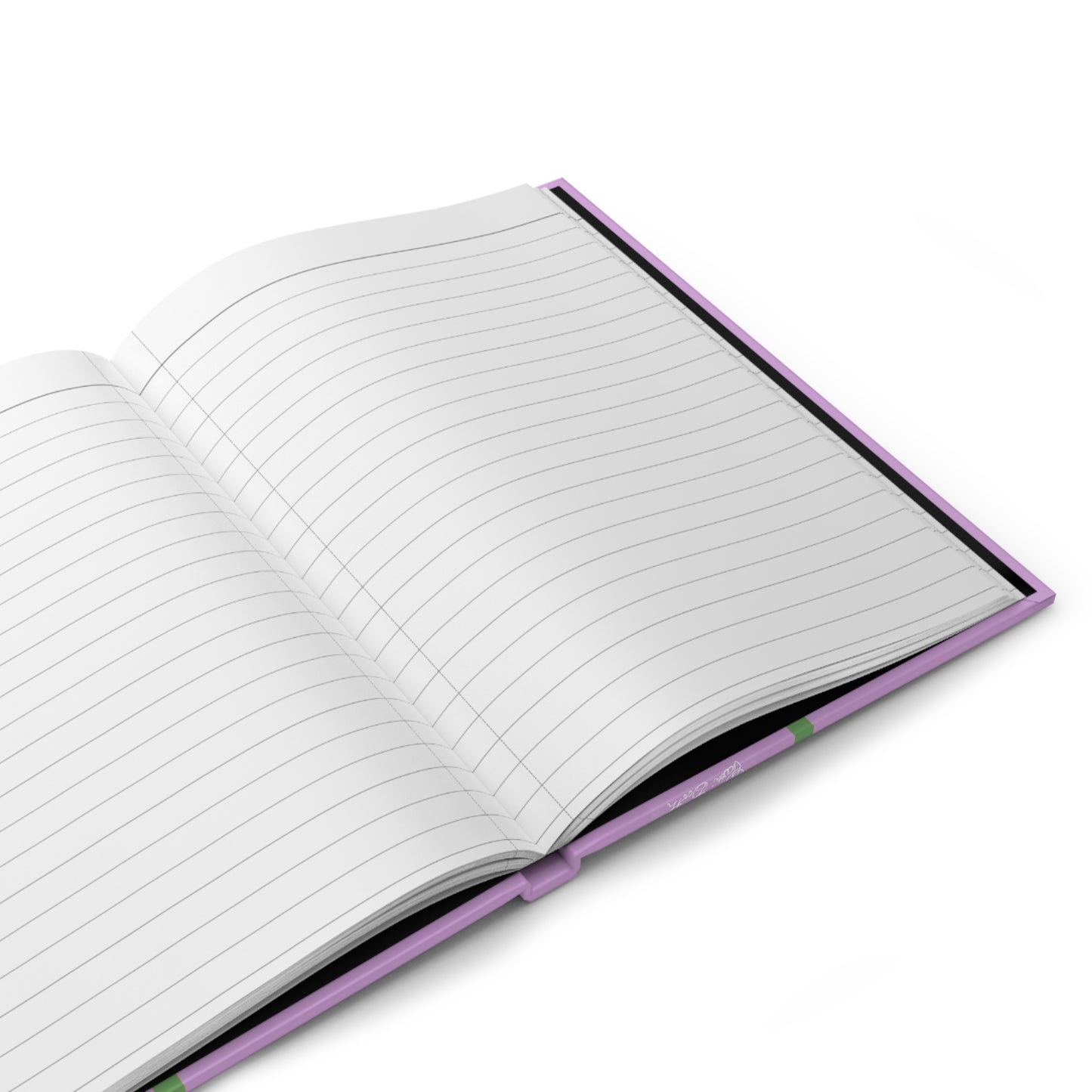 Bright Red and Purple Tulip Hardcover Journal Matte
