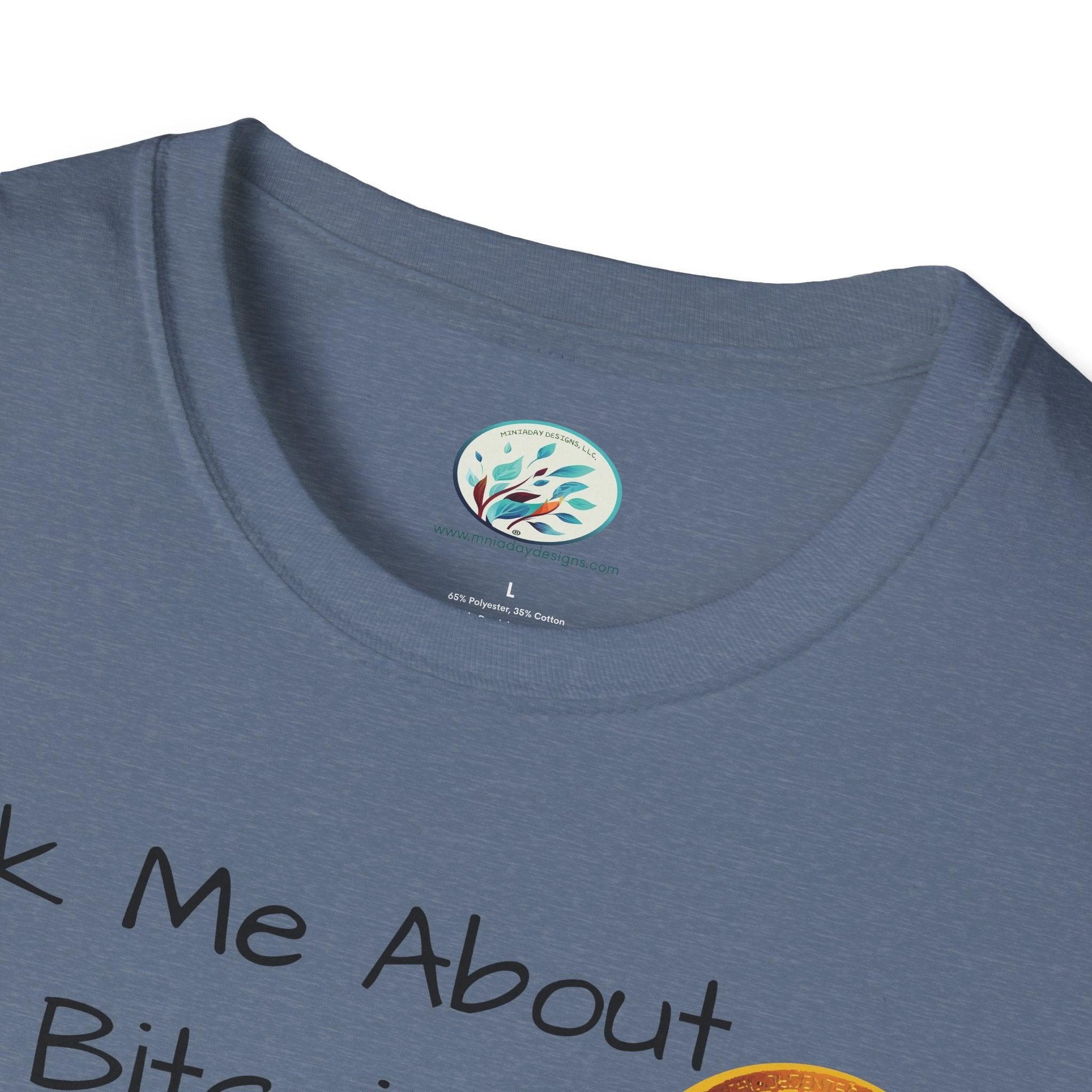 Ask Me About Bitcoin Unisex Softstyle T-Shirt - Miniaday Designs, LLC.